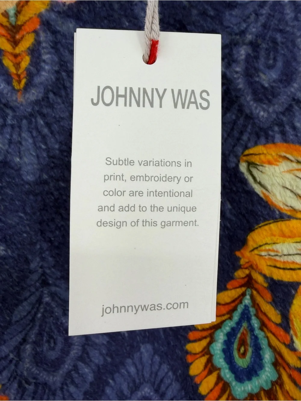 Johnny Was NWT Reversible Joan Wrap Jacket Blue Size M - Picture 10 of 15